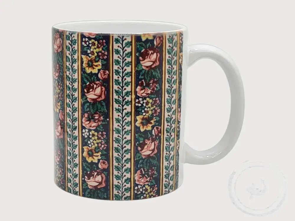 INTERIEURDINGETJES Handbedrukte mok met vintage print 35