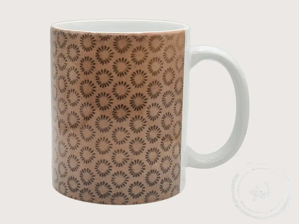 INTERIEURDINGETJES Handbedrukte mok met vintage print