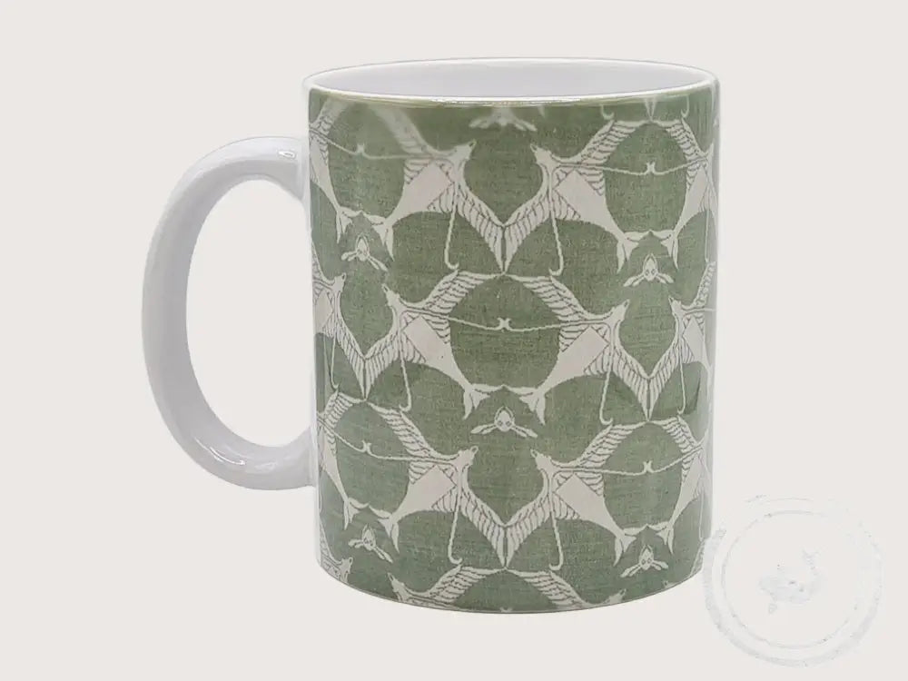 INTERIEURDINGETJES Handbedrukte mok met vintage print