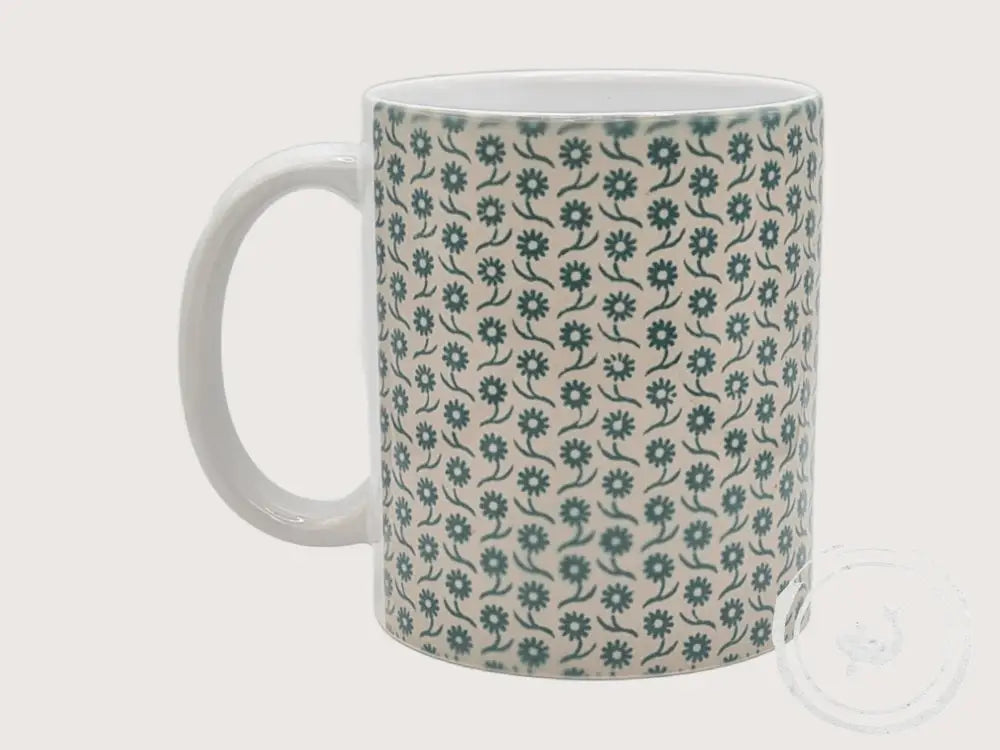 INTERIEURDINGETJES Handbedrukte mok met vintage print