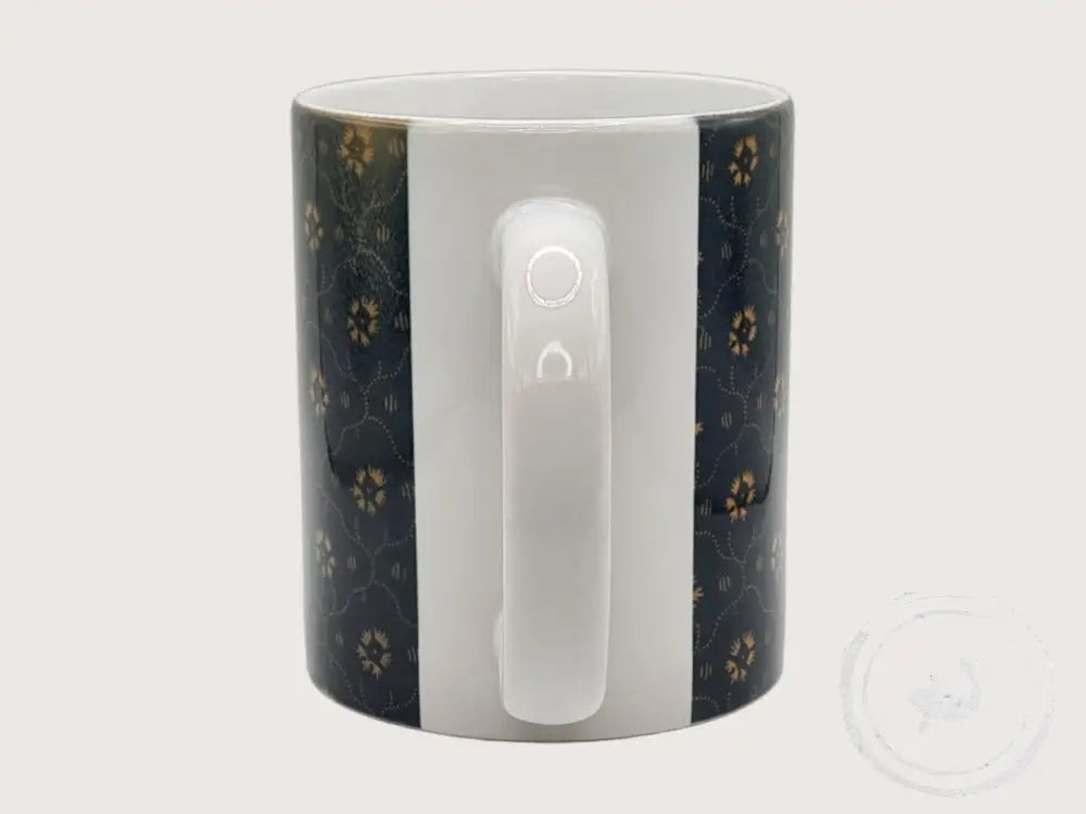 INTERIEURDINGETJES Handbedrukte mok met vintage print