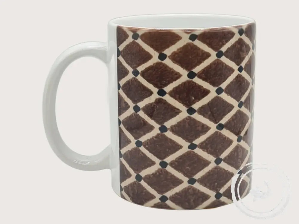 INTERIEURDINGETJES Handbedrukte mok met vintage print