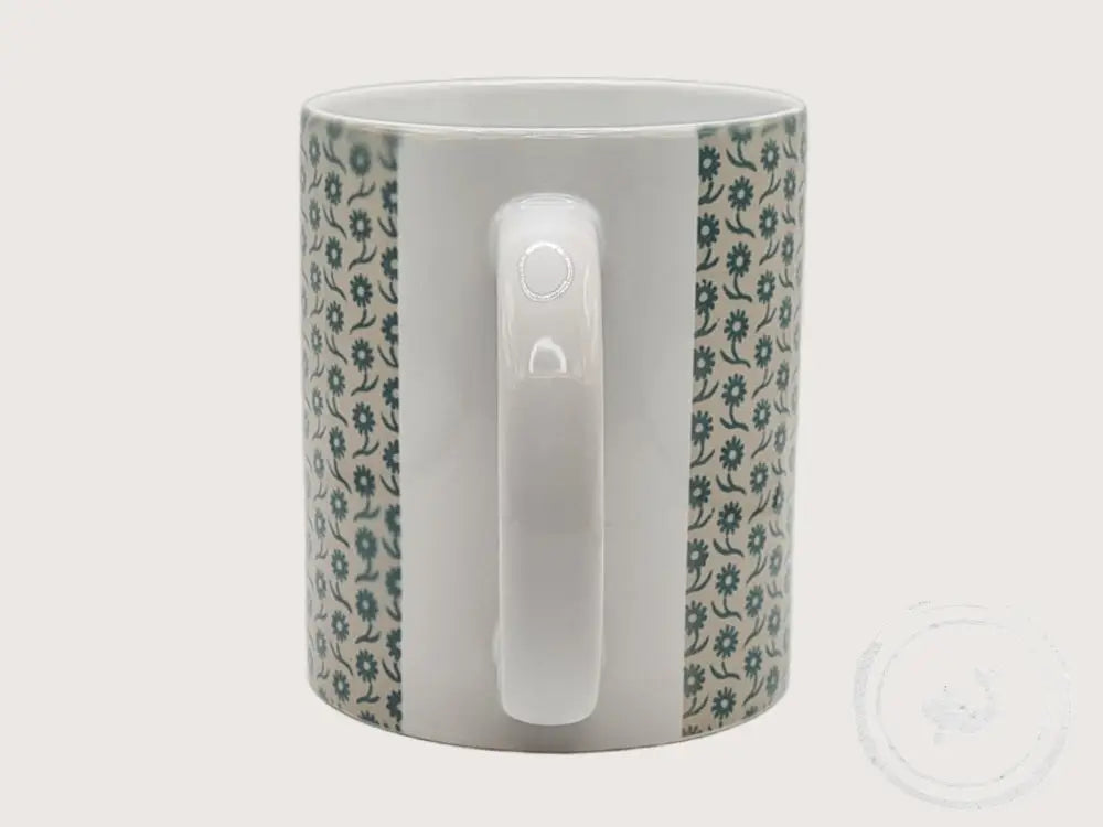 INTERIEURDINGETJES Handbedrukte mok met vintage print