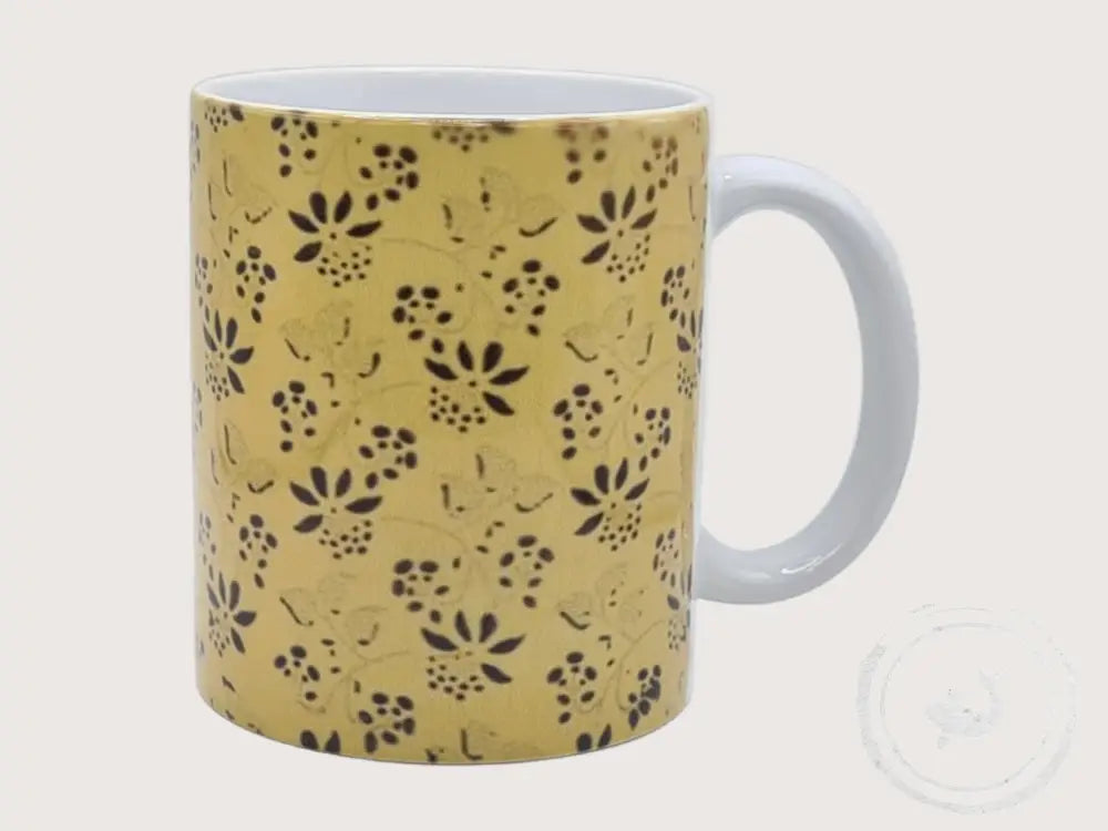 INTERIEURDINGETJES Handbedrukte mok met vintage print 46