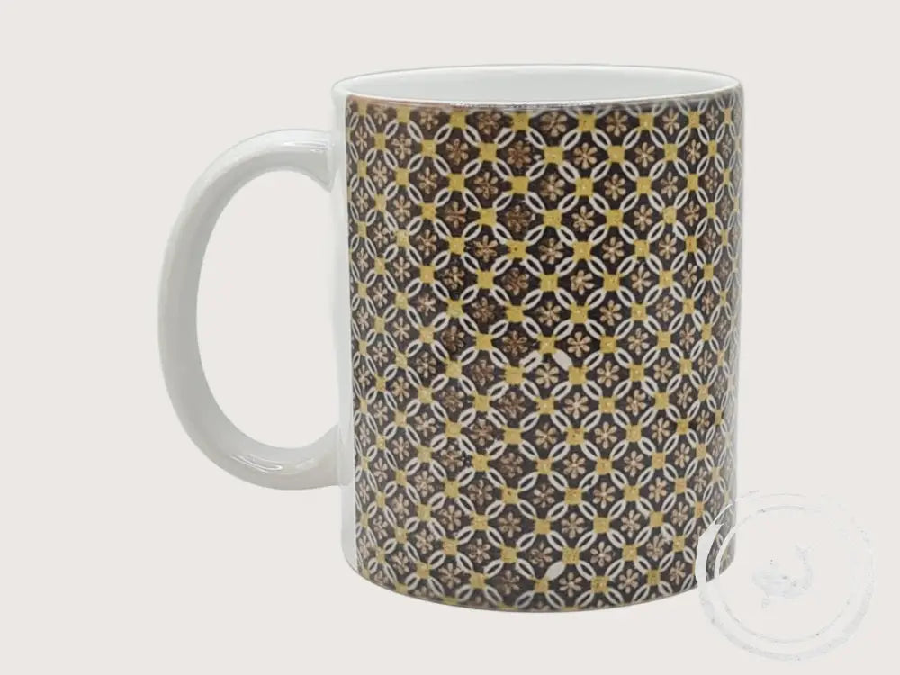 INTERIEURDINGETJES Handbedrukte mok met vintage print