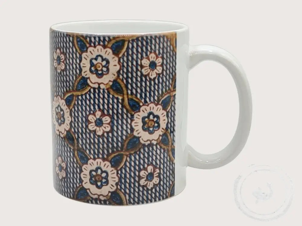 INTERIEURDINGETJES Handbedrukte mok met vintage print 48