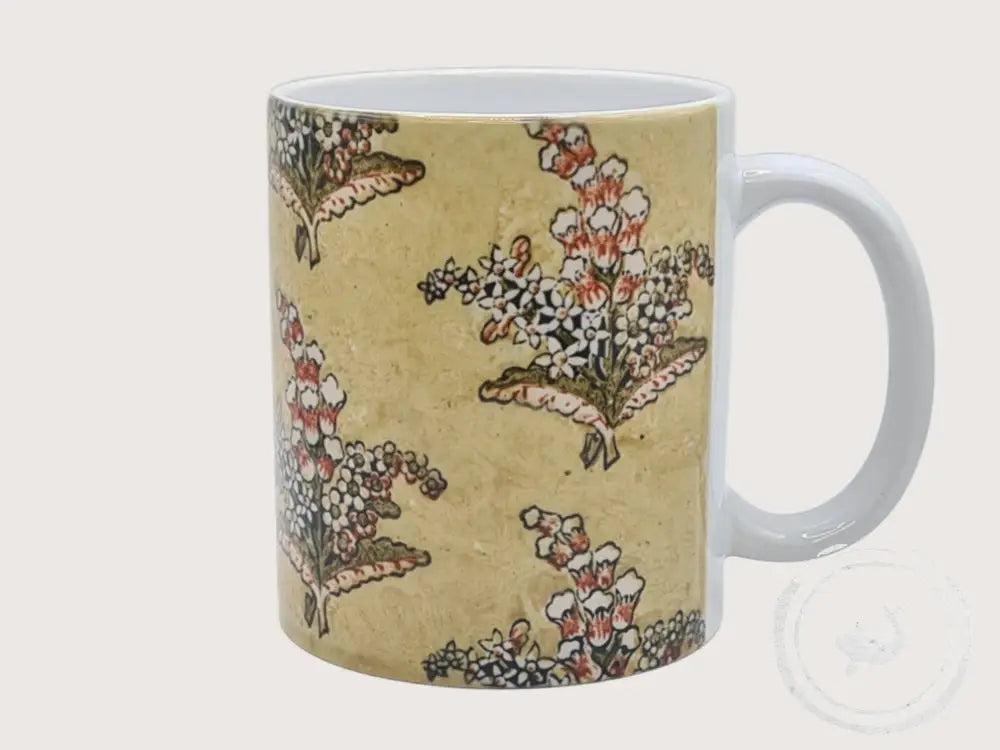 INTERIEURDINGETJES Handbedrukte mok met vintage print 50