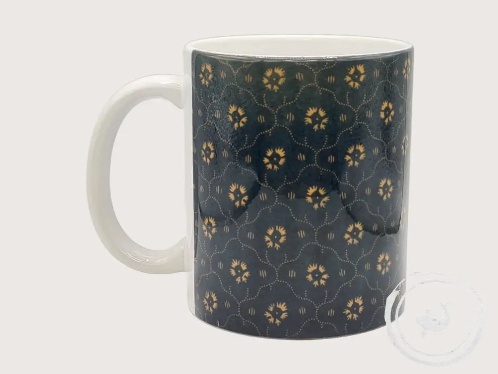 INTERIEURDINGETJES Handbedrukte mok met vintage print