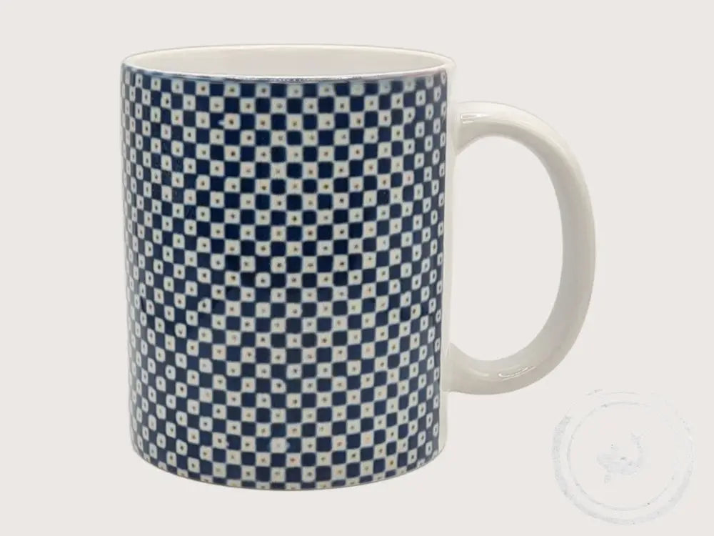 INTERIEURDINGETJES Handbedrukte mok met vintage print