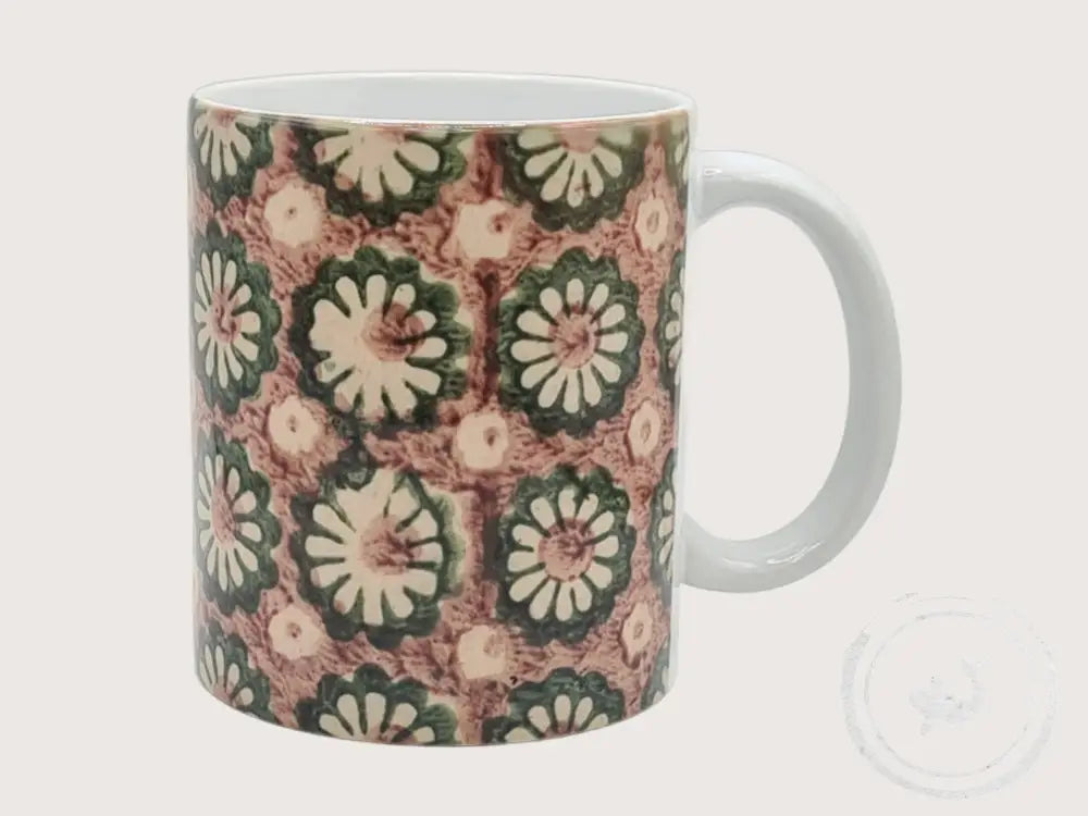 INTERIEURDINGETJES Handbedrukte mok met vintage print 53