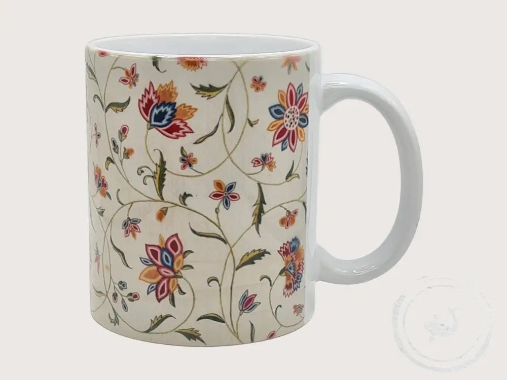 INTERIEURDINGETJES Handbedrukte mok met vintage print 54