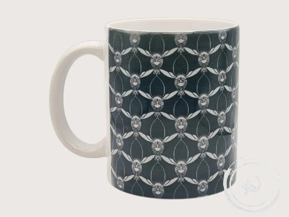 INTERIEURDINGETJES Handbedrukte mok met vintage print