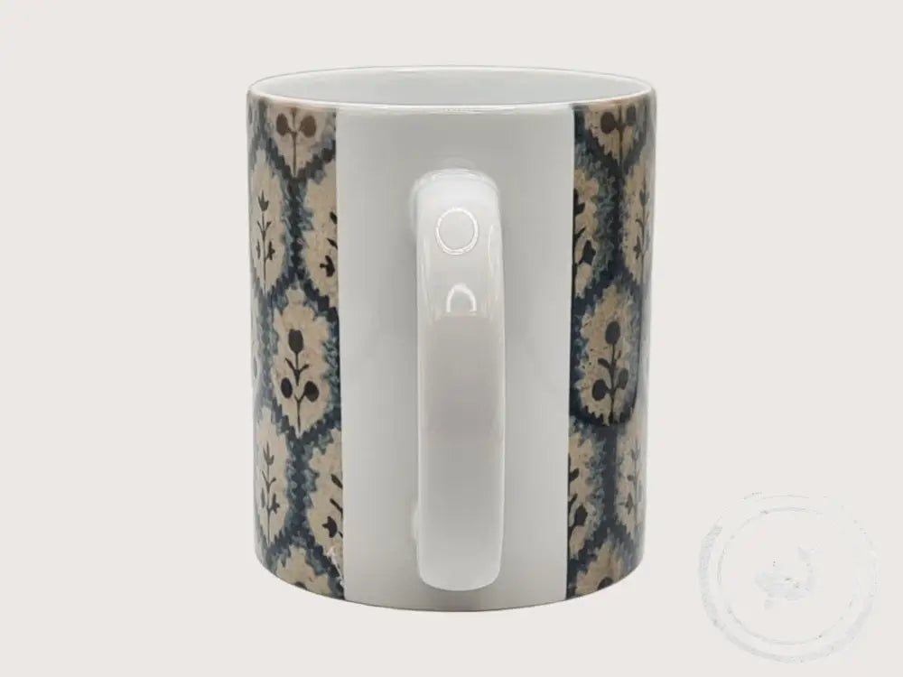 INTERIEURDINGETJES Handbedrukte mok met vintage print