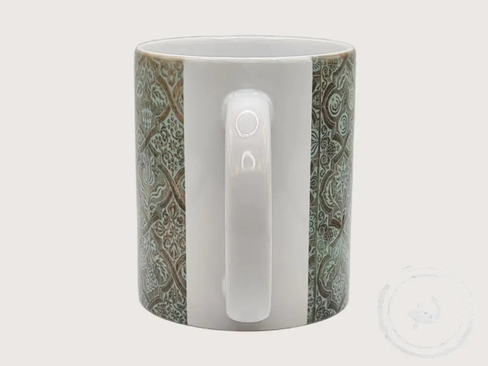 INTERIEURDINGETJES Handbedrukte mok met vintage print