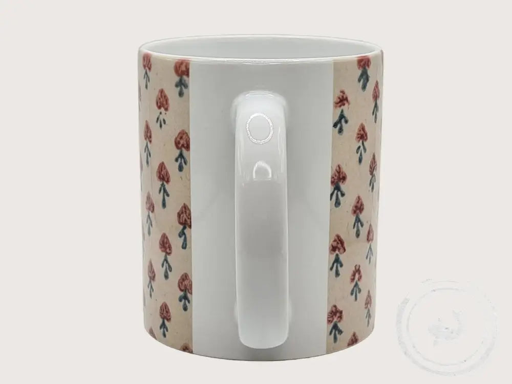 INTERIEURDINGETJES Handbedrukte mok met vintage print