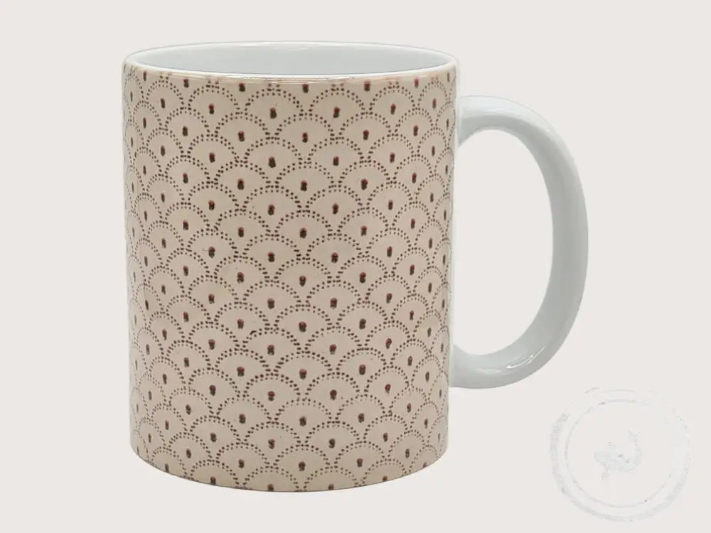 INTERIEURDINGETJES Handbedrukte mok met vintage print 6