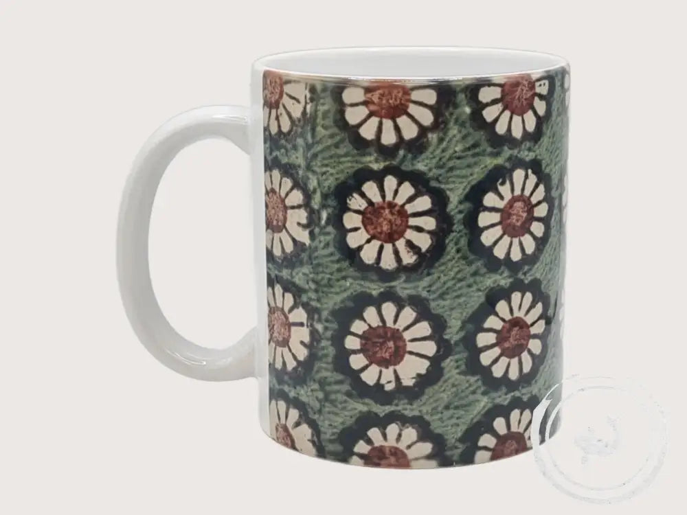 INTERIEURDINGETJES Handbedrukte mok met vintage print