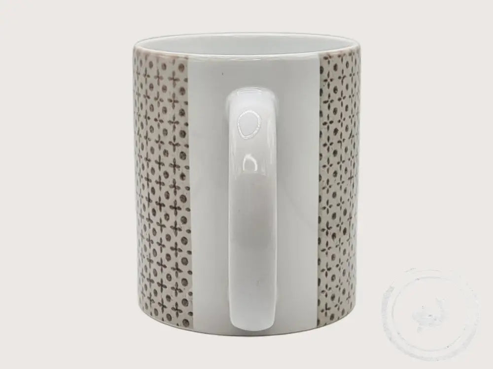 INTERIEURDINGETJES Handbedrukte mok met vintage print