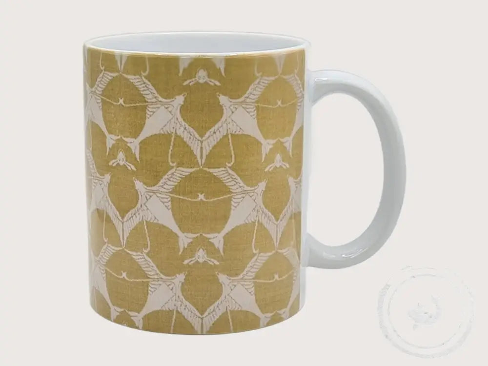 INTERIEURDINGETJES Handbedrukte mok met vintage print 64