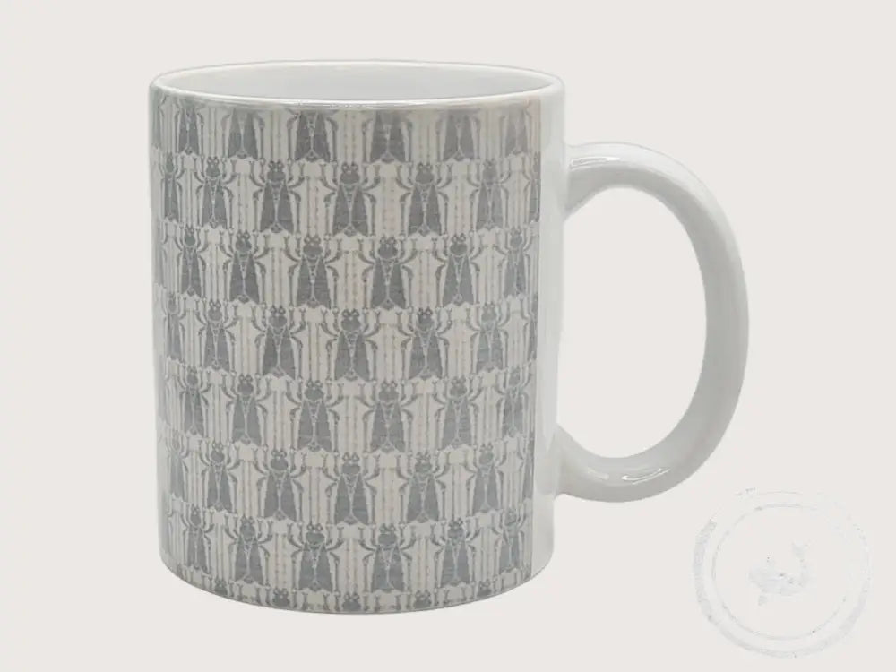 INTERIEURDINGETJES Handbedrukte mok met vintage print 66