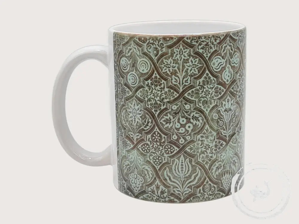 INTERIEURDINGETJES Handbedrukte mok met vintage print