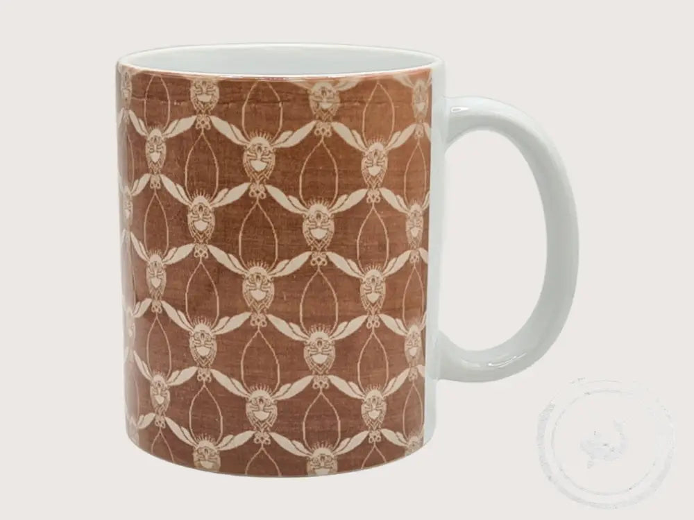 INTERIEURDINGETJES Handbedrukte mok met vintage print 67