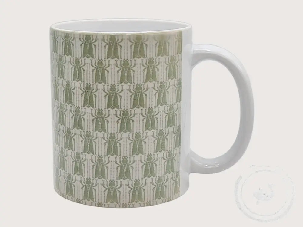 INTERIEURDINGETJES Handbedrukte mok met vintage print 68