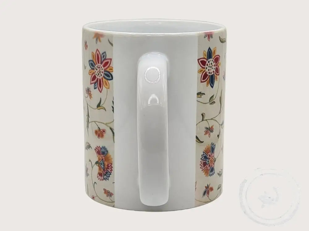 INTERIEURDINGETJES Handbedrukte mok met vintage print