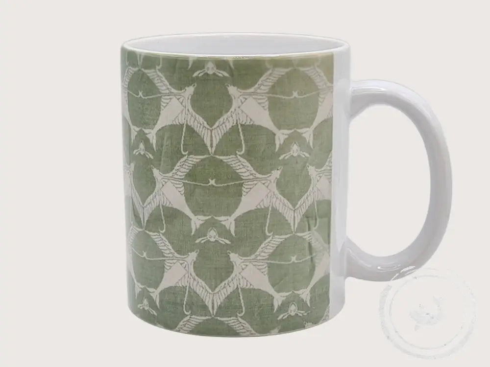 INTERIEURDINGETJES Handbedrukte mok met vintage print 72