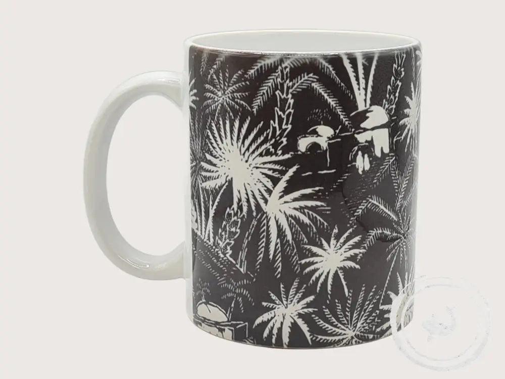 INTERIEURDINGETJES Handbedrukte mok met vintage print