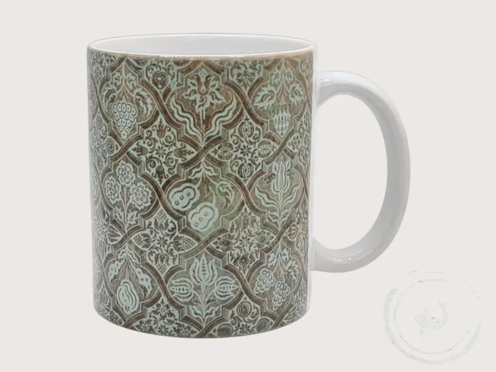 INTERIEURDINGETJES Handbedrukte mok met vintage print 73