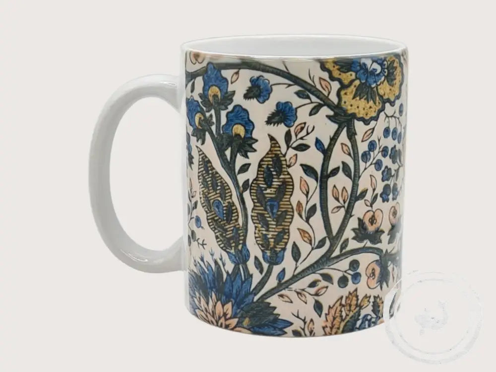 INTERIEURDINGETJES Handbedrukte mok met vintage print