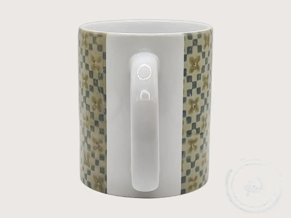 INTERIEURDINGETJES Handbedrukte mok met vintage print