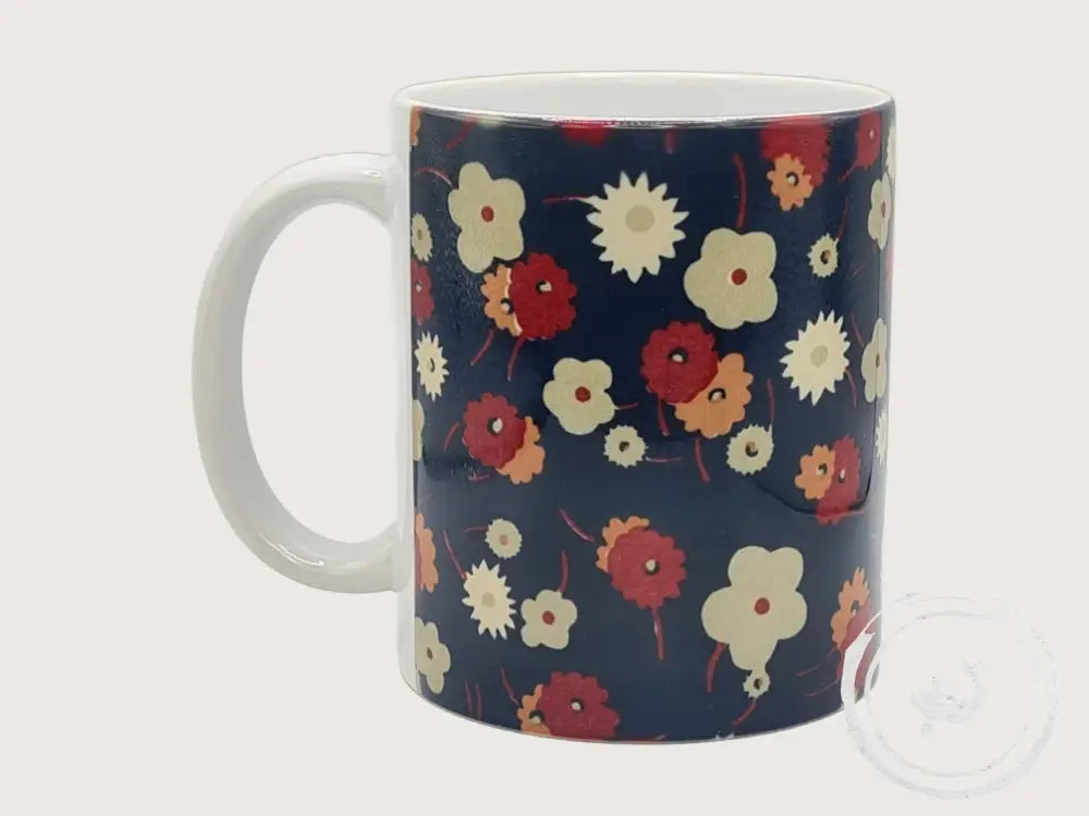 INTERIEURDINGETJES Handbedrukte mok met vintage print