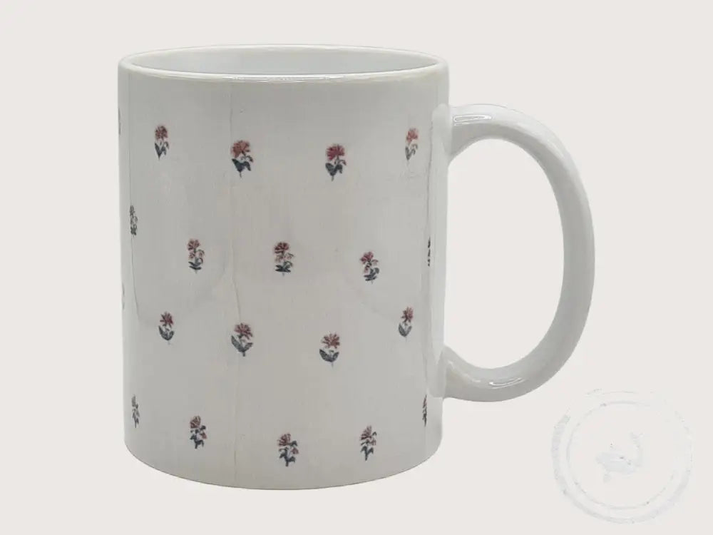 INTERIEURDINGETJES Handbedrukte mok met vintage print 78
