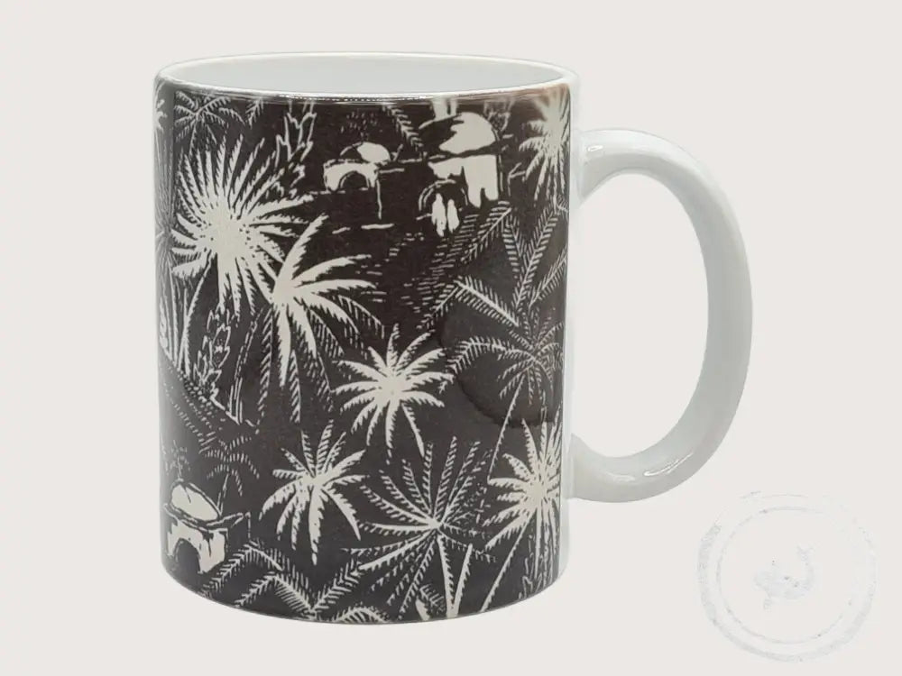 INTERIEURDINGETJES Handbedrukte mok met vintage print 79