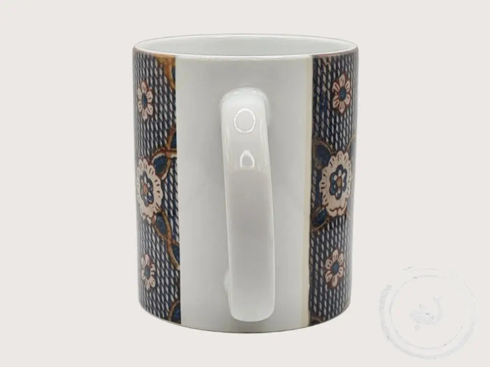 INTERIEURDINGETJES Handbedrukte mok met vintage print