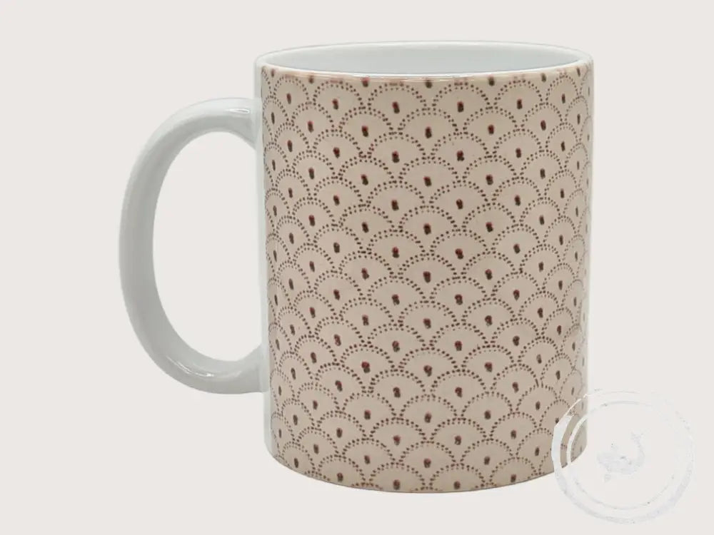 INTERIEURDINGETJES Handbedrukte mok met vintage print