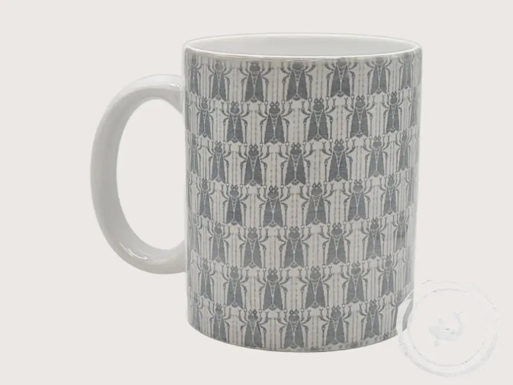 INTERIEURDINGETJES Handbedrukte mok met vintage print