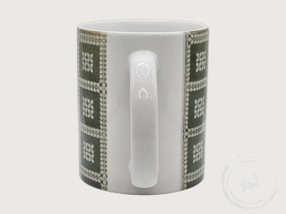 INTERIEURDINGETJES Handbedrukte mok met vintage print