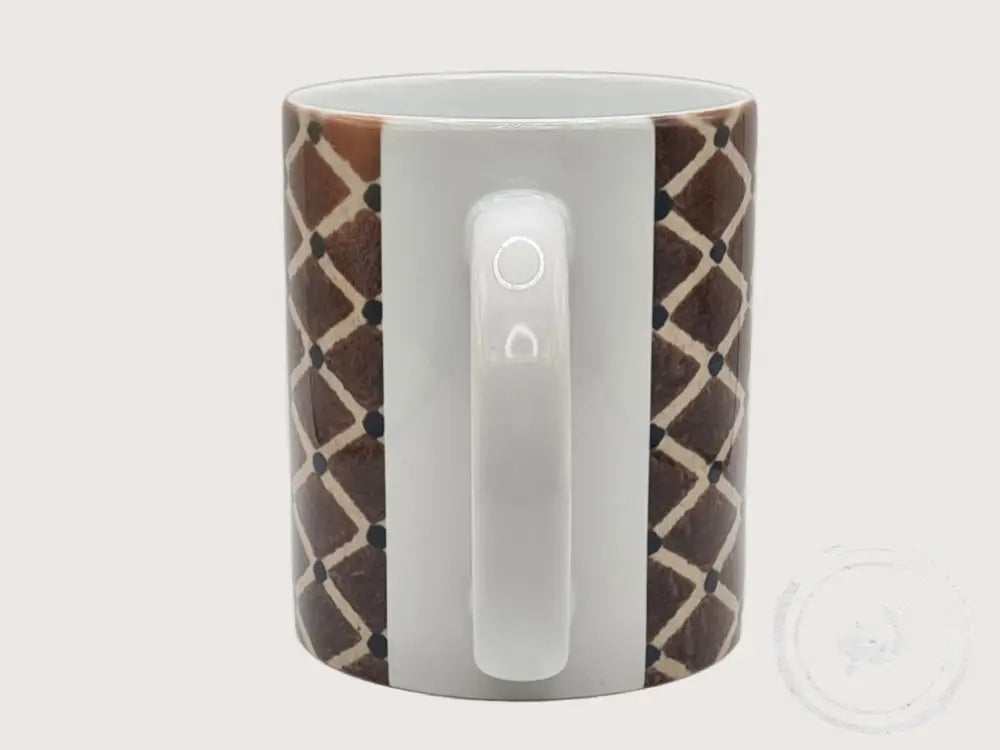 INTERIEURDINGETJES Handbedrukte mok met vintage print