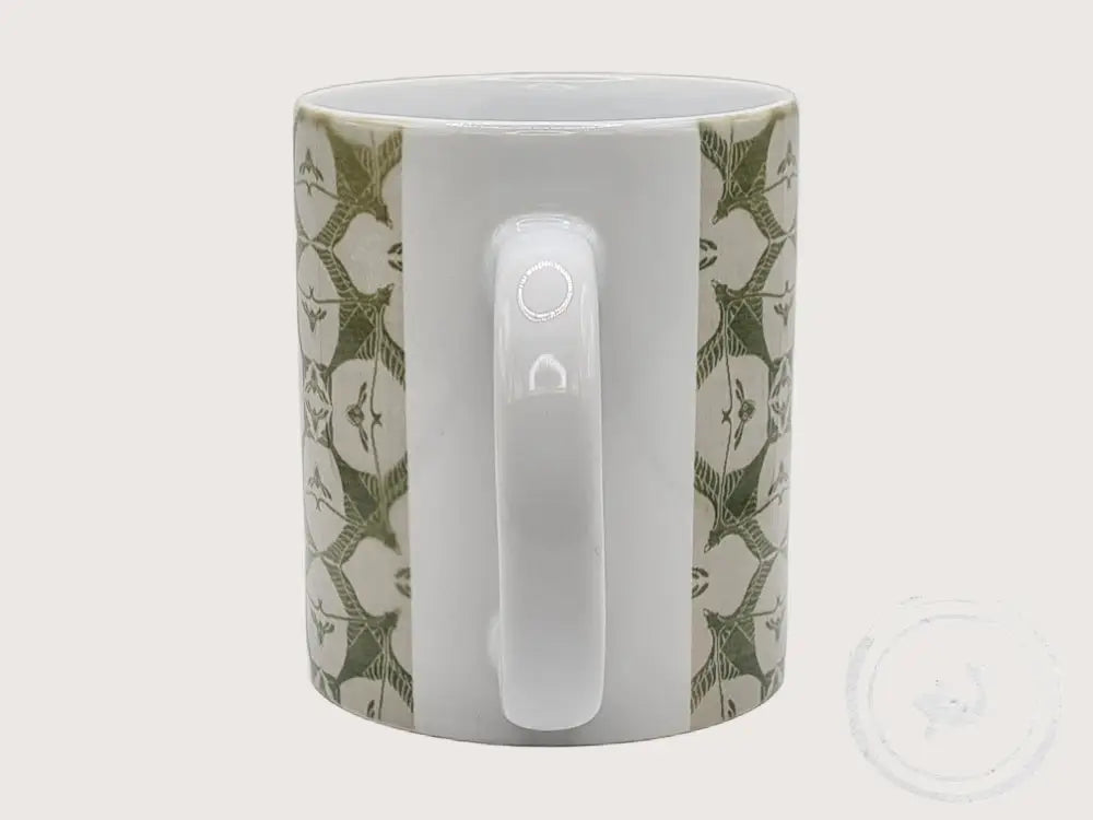 INTERIEURDINGETJES Handbedrukte mok met vintage print