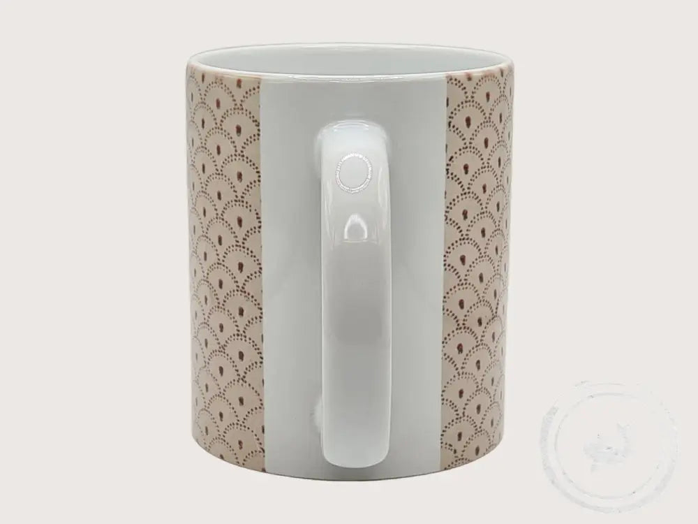 INTERIEURDINGETJES Handbedrukte mok met vintage print