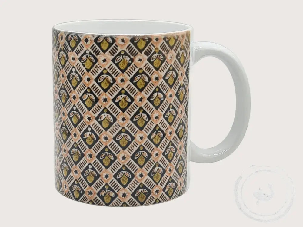 INTERIEURDINGETJES Handbedrukte mok vintage print 39