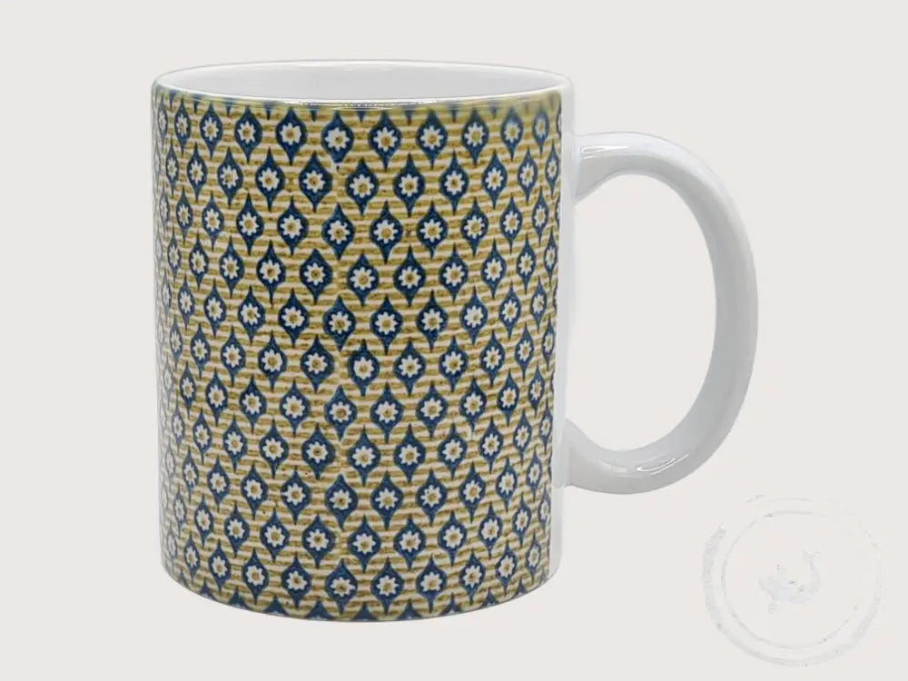 INTERIEURDINGETJES Handbedrukte mok vintage print 41