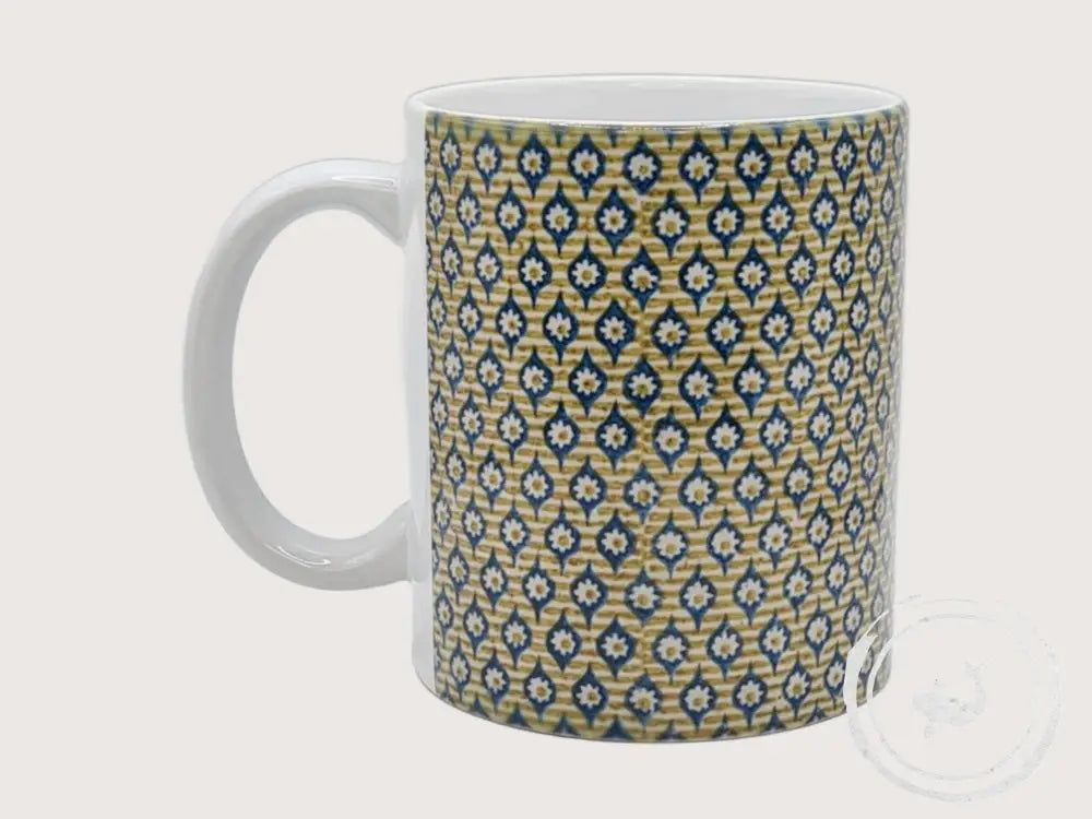 INTERIEURDINGETJES Handbedrukte mok vintage print