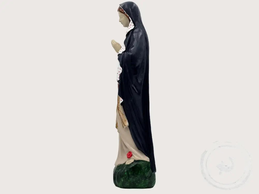 INTERIEURDINGETJES Handbeschilderd Mariabeeld Dahlia – Ingetogen & Uniek