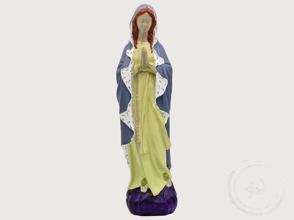 INTERIEURDINGETJES Handbeschilderd Mariabeeld Hyacint – Uniek &amp; Rustgevend