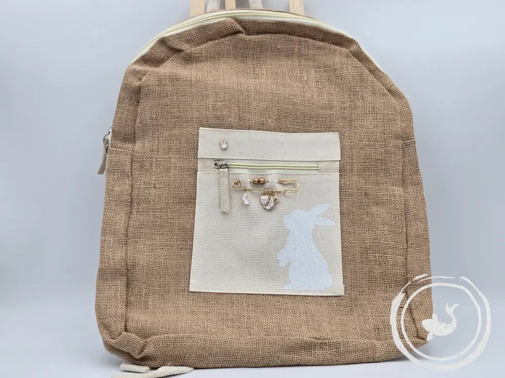 INTERIEURDINGETJES Jute Rugzak ’bunny’
