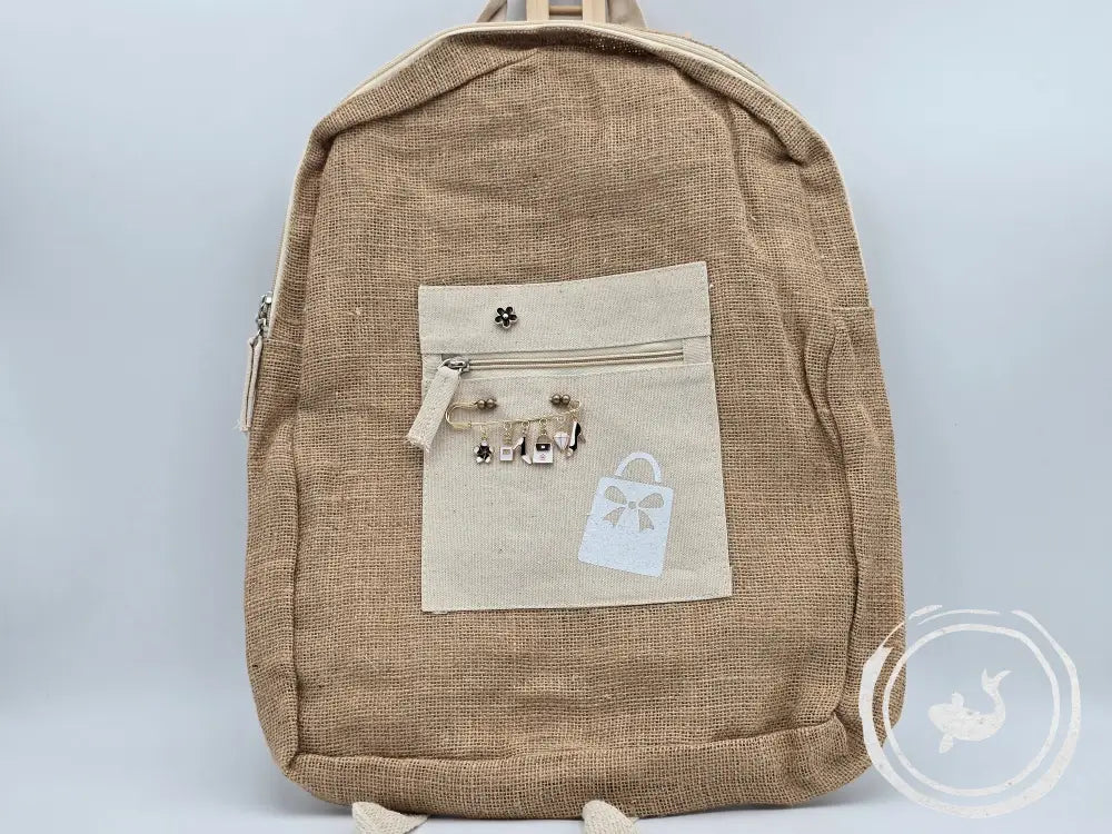 INTERIEURDINGETJES Jute Rugzak ’handtasje’